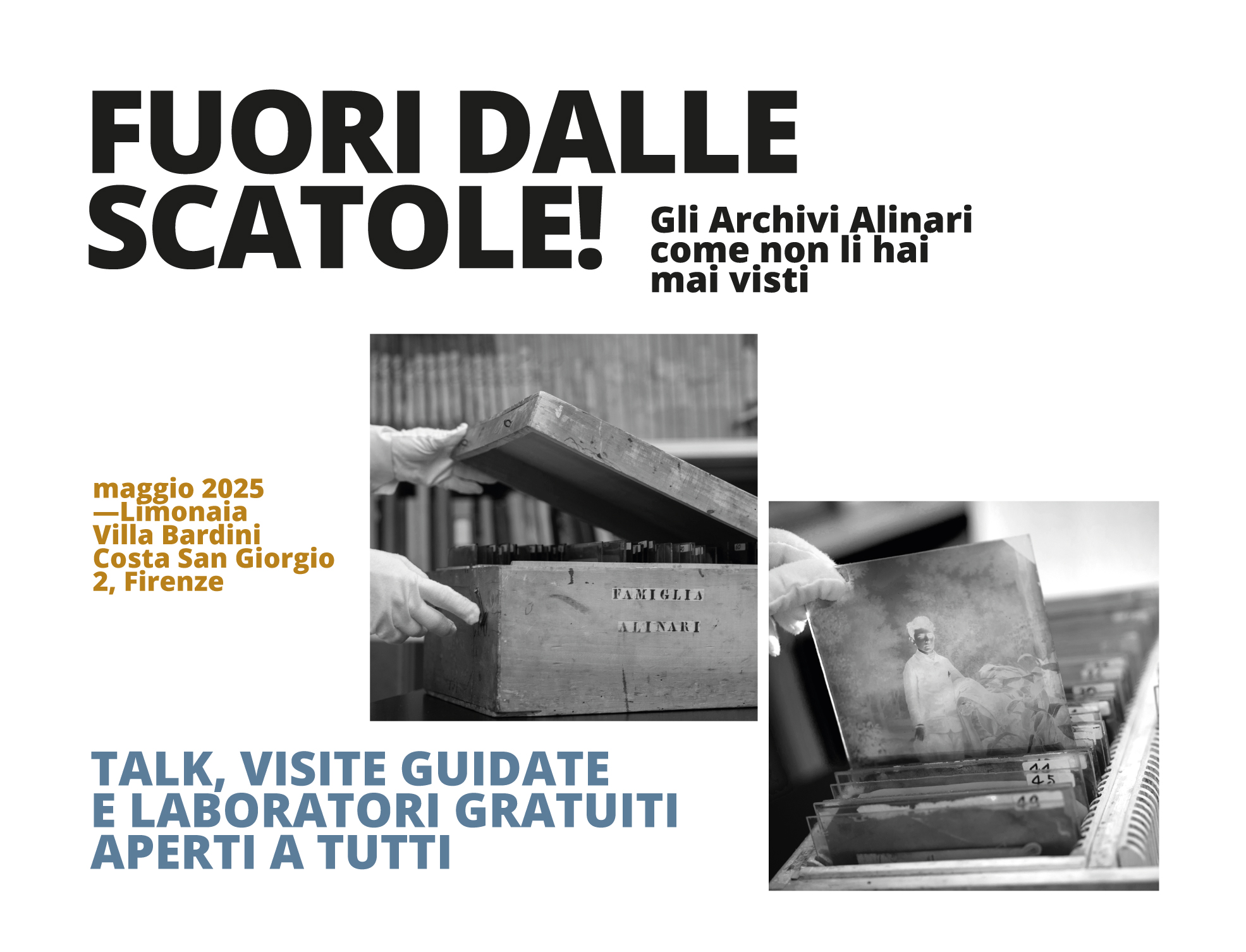 Fuori dalle scatole! Gli Archivi Alinari come non li hai mai visti